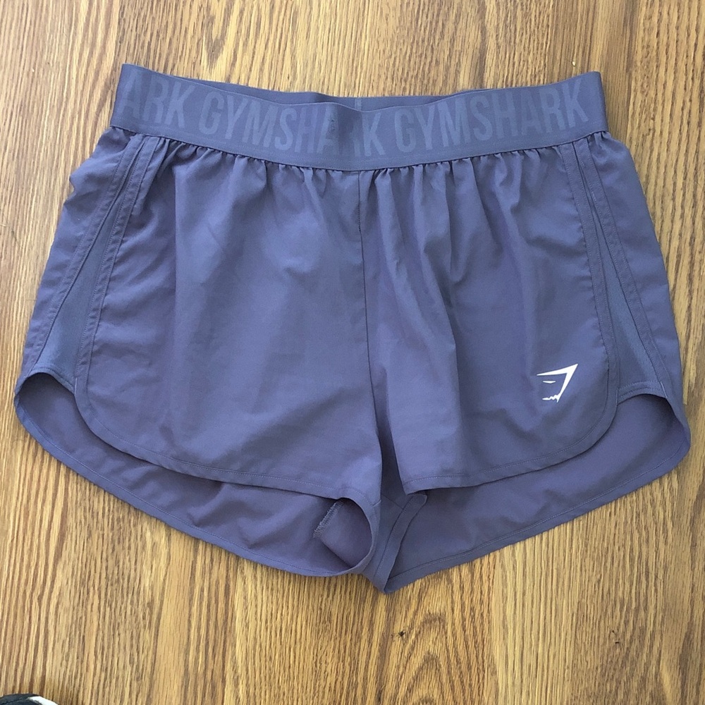 Gymshark Women’s Lavender Athletic Running Shorts size large